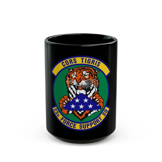 23d Force Support Squadron (U.S. Air Force) Black Coffee Mug 15oz - Go Mug Yourself