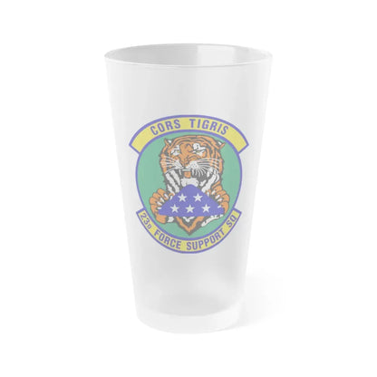23d Force Support Squadron (U.S. Air Force) Frosted Pint Glass 16oz Default Title - Go Mug Yourself
