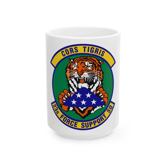 23d Force Support Squadron (U.S. Air Force) White Coffee Mug 15oz - Go Mug Yourself