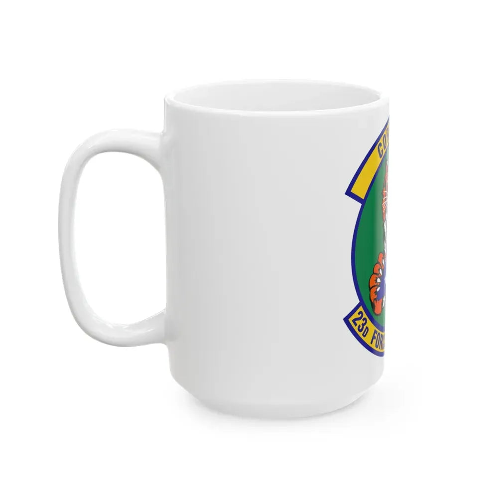 23d Force Support Squadron (U.S. Air Force) White Coffee Mug - Go Mug Yourself