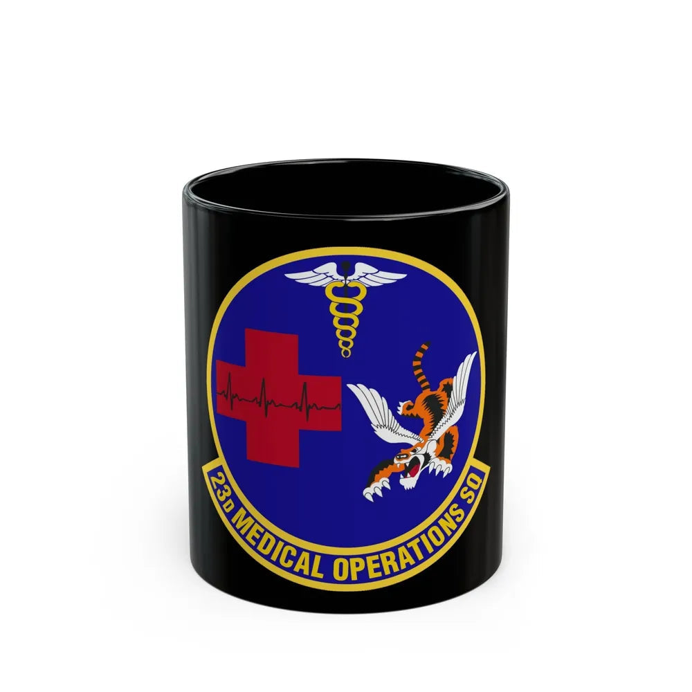 23d Medical Operations Squadron (U.S. Air Force) Black Coffee Mug-11oz-Go Mug Yourself