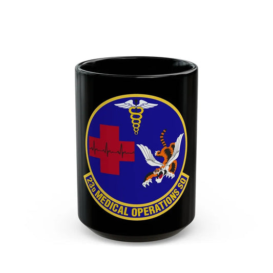 23d Medical Operations Squadron (U.S. Air Force) Black Coffee Mug-15oz-Go Mug Yourself