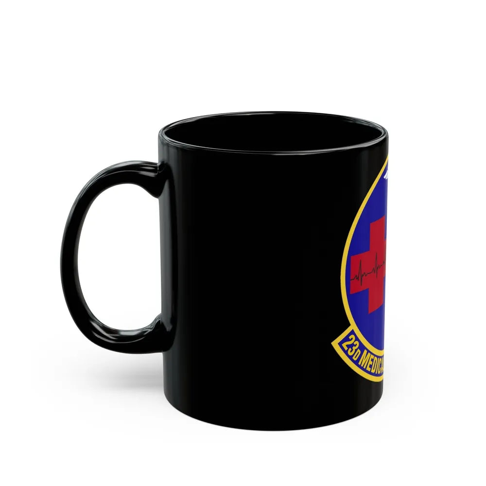 23d Medical Operations Squadron (U.S. Air Force) Black Coffee Mug-Go Mug Yourself