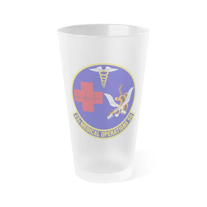 23d Medical Operations Squadron (U.S. Air Force) Frosted Pint Glass 16oz-16oz-Frosted-Go Mug Yourself