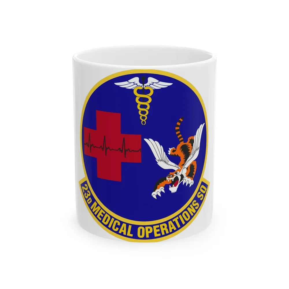 23d Medical Operations Squadron (U.S. Air Force) White Coffee Mug-11oz-Go Mug Yourself