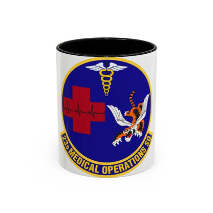 23d Medical Operations Squadron (U.S. Air Force) Accent Coffee Mug 11oz Black - Go Mug Yourself