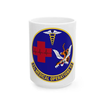 23d Medical Operations Squadron (U.S. Air Force) White Coffee Mug 15oz - Go Mug Yourself