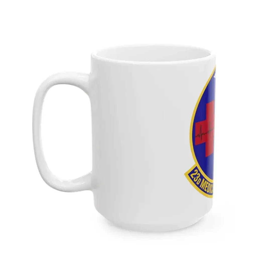 23d Medical Operations Squadron (U.S. Air Force) White Coffee Mug - Go Mug Yourself