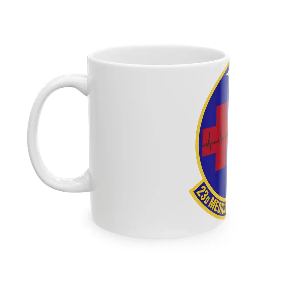 23d Medical Operations Squadron (U.S. Air Force) White Coffee Mug - Go Mug Yourself