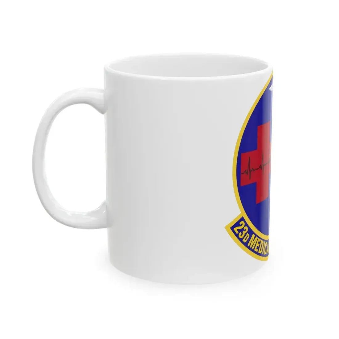 23d Medical Operations Squadron (U.S. Air Force) White Coffee Mug - Go Mug Yourself