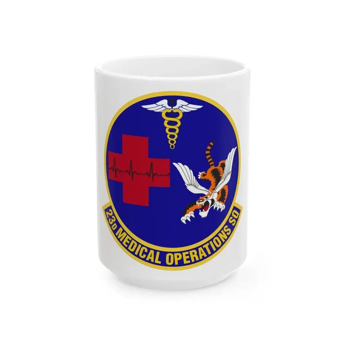 23d Medical Operations Squadron (U.S. Air Force) White Coffee Mug - Go Mug Yourself