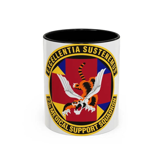 23d Medical Support Squadron (U.S. Air Force) Accent Coffee Mug 11oz Black - Go Mug Yourself