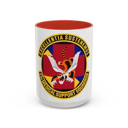 23d Medical Support Squadron (U.S. Air Force) Accent Coffee Mug 15oz Red - Go Mug Yourself