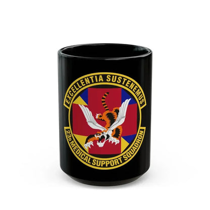 23d Medical Support Squadron (U.S. Air Force) Black Coffee Mug 15oz - Go Mug Yourself