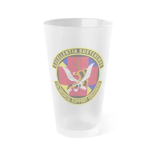 23d Medical Support Squadron (U.S. Air Force) Frosted Pint Glass 16oz 16oz Frosted - Go Mug Yourself