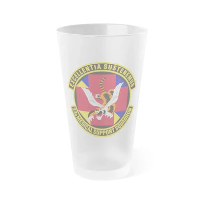 23d Medical Support Squadron (U.S. Air Force) Frosted Pint Glass 16oz 16oz Frosted - Go Mug Yourself