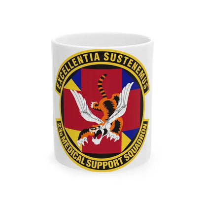 23d Medical Support Squadron (U.S. Air Force) White Coffee Mug 11oz - Go Mug Yourself