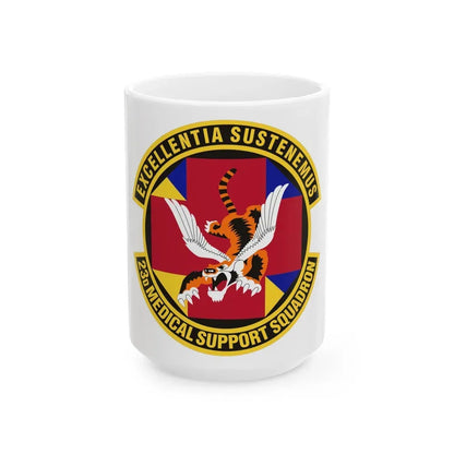 23d Medical Support Squadron (U.S. Air Force) White Coffee Mug 15oz - Go Mug Yourself
