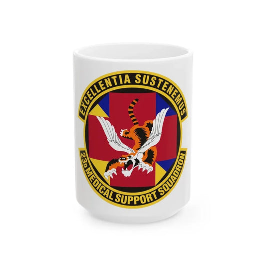 23d Medical Support Squadron (U.S. Air Force) White Coffee Mug 15oz - Go Mug Yourself