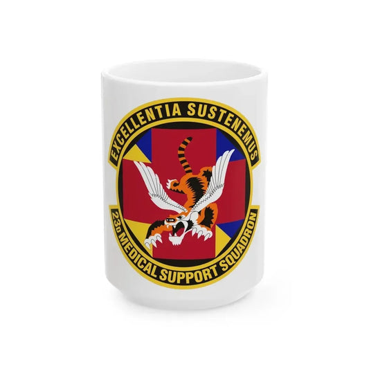 23d Medical Support Squadron (U.S. Air Force) White Coffee Mug 15oz - Go Mug Yourself