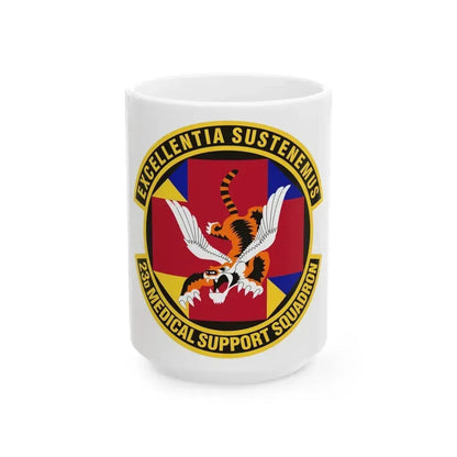 23d Medical Support Squadron (U.S. Air Force) White Coffee Mug 15oz - Go Mug Yourself