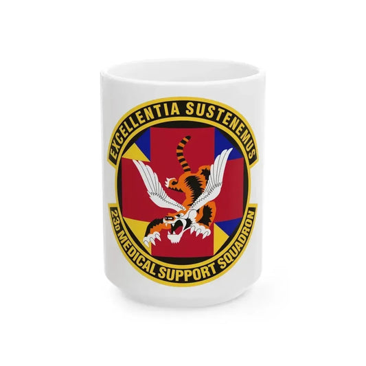 23d Medical Support Squadron (U.S. Air Force) White Coffee Mug 15oz - Go Mug Yourself