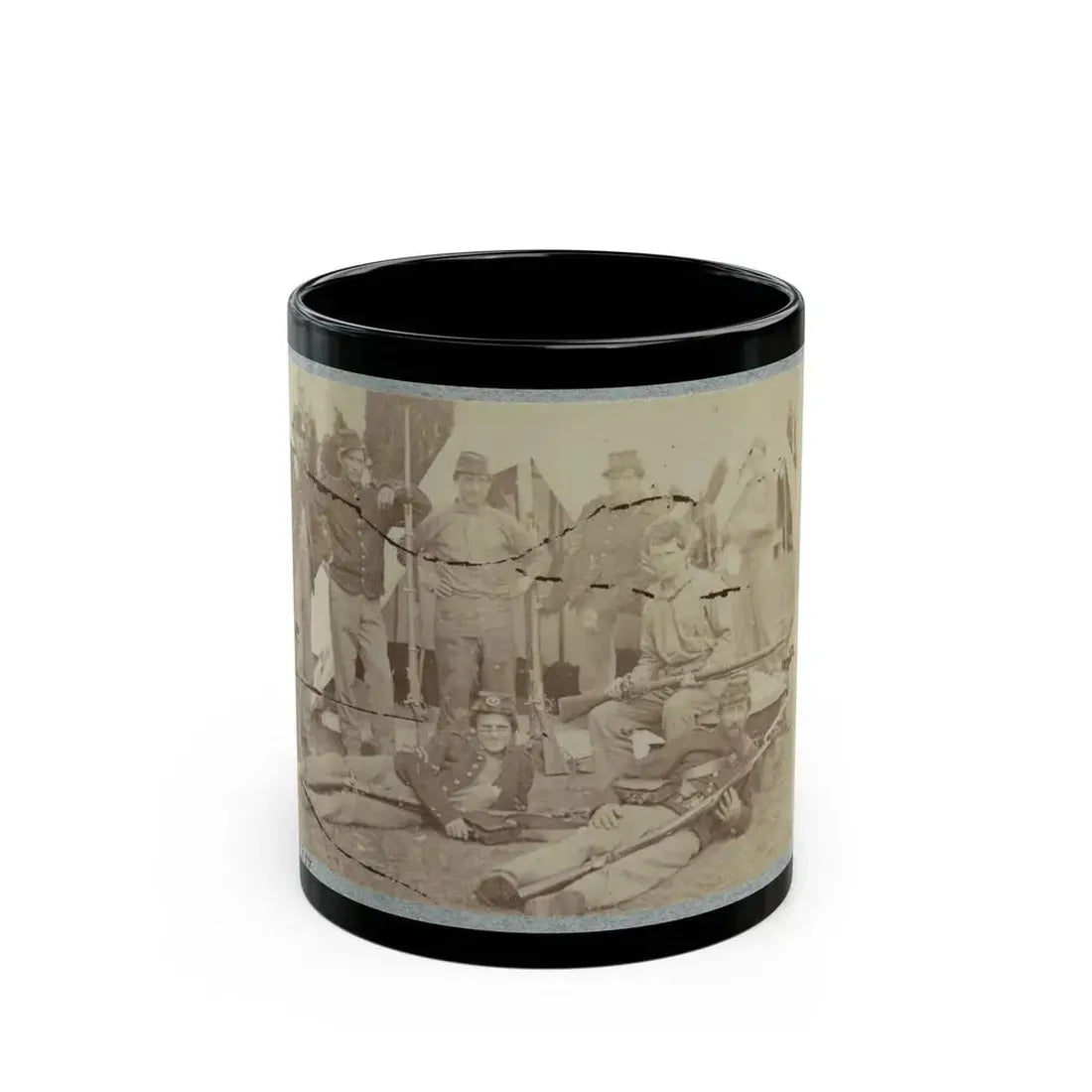 23d New York Infantry 001(2) (U.S. Civil War) Black Coffee Mug 11oz - Go Mug Yourself