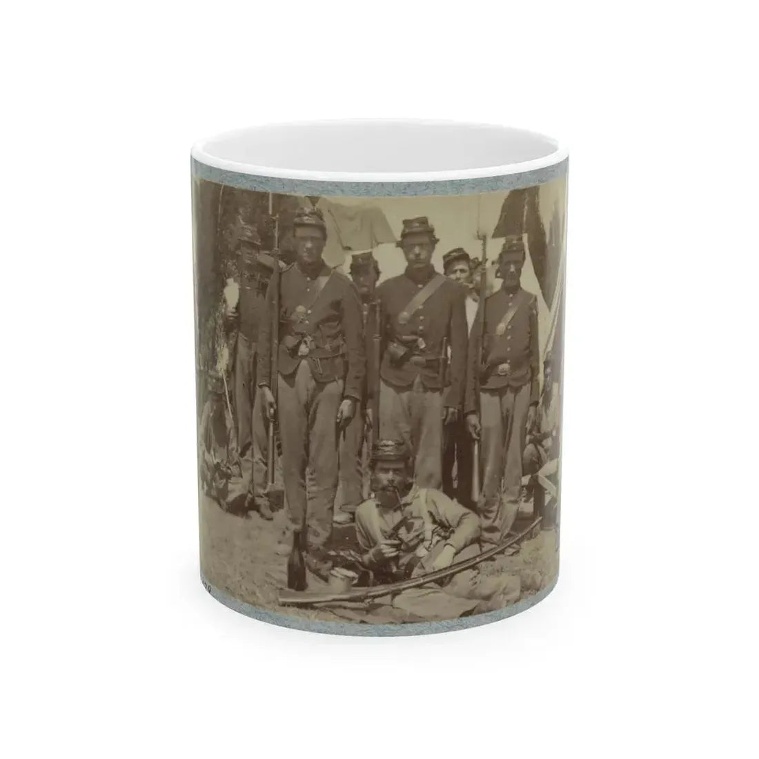 23d New York Infantry 003(2) (U.S. Civil War) White Coffee Mug 11oz - Go Mug Yourself