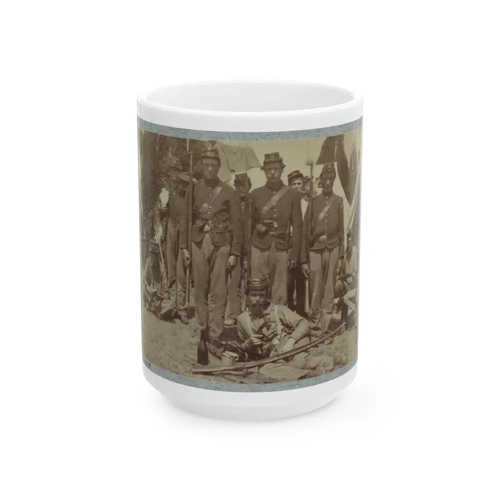 23d New York Infantry 003(2) (U.S. Civil War) White Coffee Mug 15oz - Go Mug Yourself