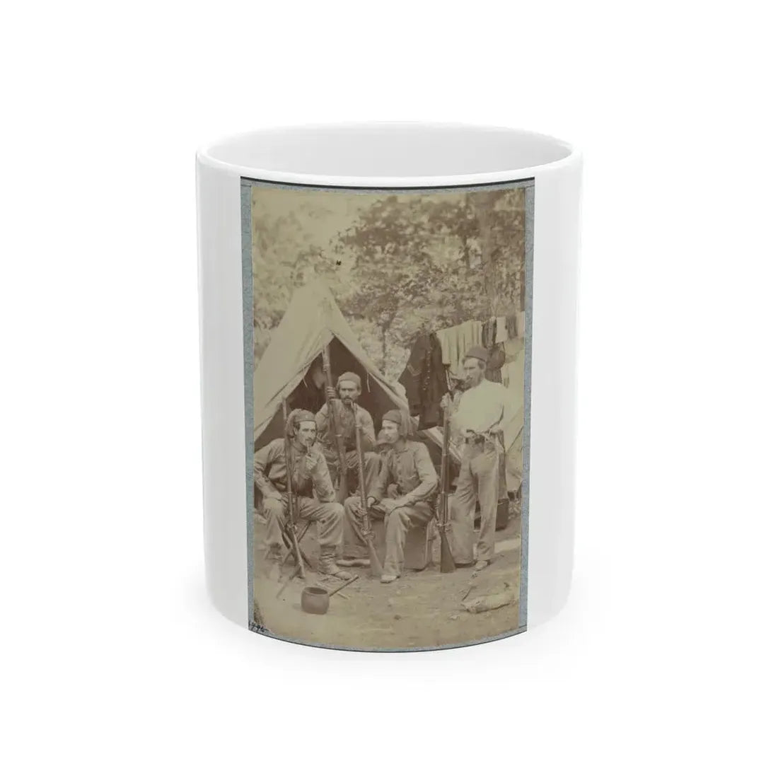 23d New York Infantry 005(2) (U.S. Civil War) White Coffee Mug 11oz - Go Mug Yourself