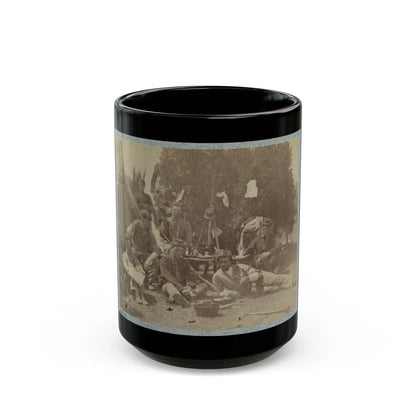 23d New York Infantry(2) (U.S. Civil War) Black Coffee Mug-15oz-Go Mug Yourself