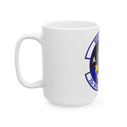 23d Space Operations Squadron (U.S. Air Force) White Coffee Mug-Go Mug Yourself