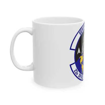 23d Space Operations Squadron (U.S. Air Force) White Coffee Mug-Go Mug Yourself