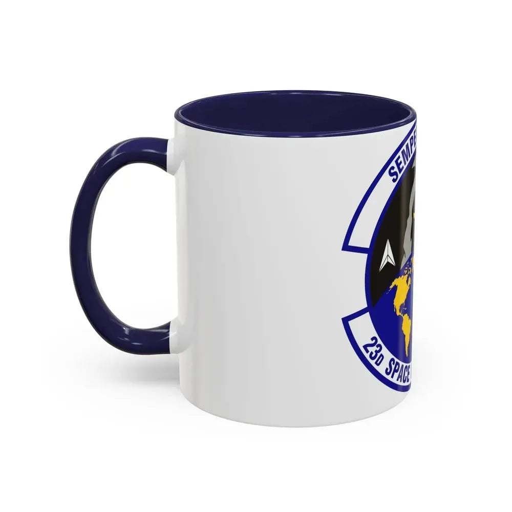 23d Space Operations Squadron (U.S. Air Force) Accent Coffee Mug - Go Mug Yourself