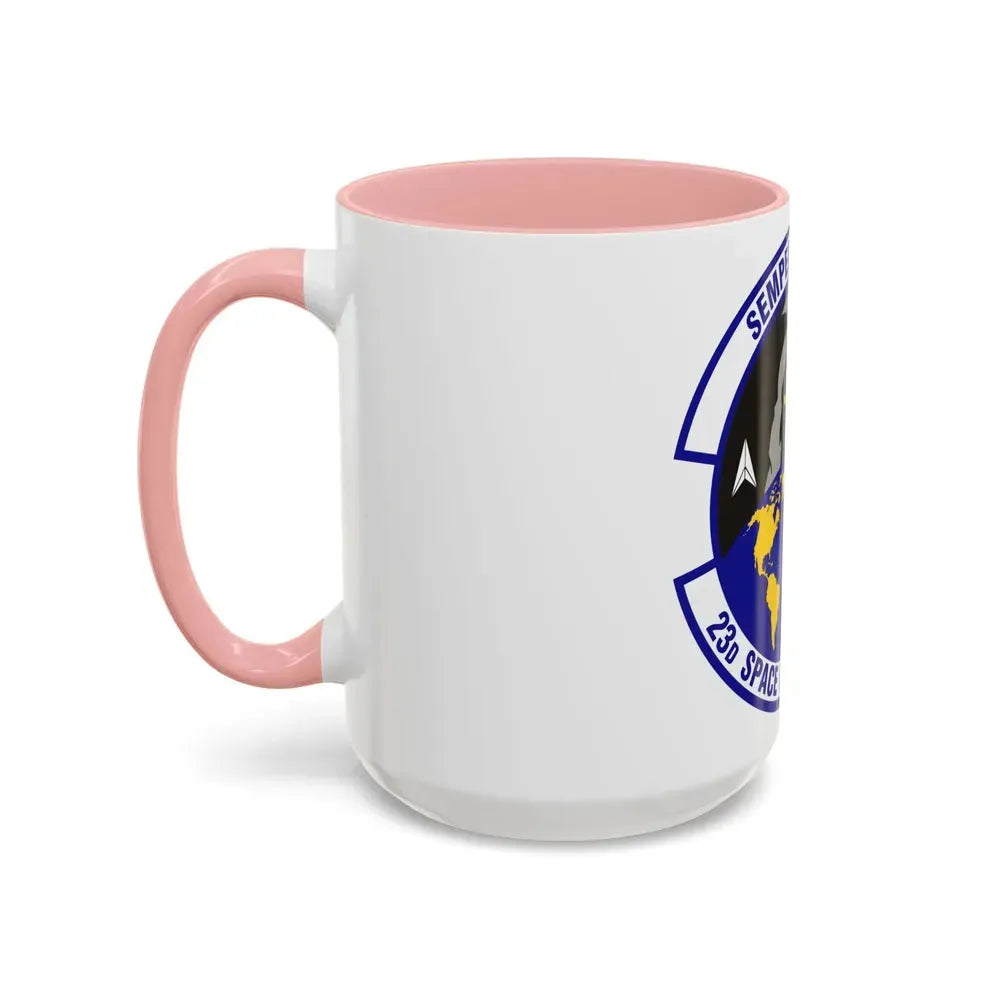 23d Space Operations Squadron (U.S. Air Force) Accent Coffee Mug - Go Mug Yourself