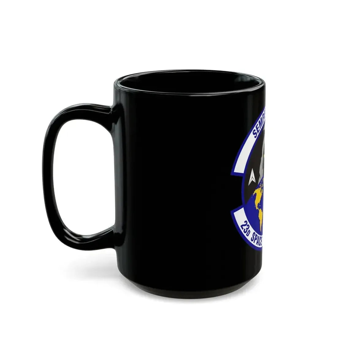 23d Space Operations Squadron (U.S. Air Force) Black Coffee Mug - Go Mug Yourself