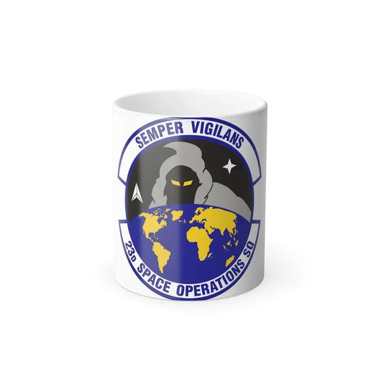 23d Space Operations Squadron (U.S. Air Force) Color Changing Coffee Mug 11oz - Go Mug Yourself