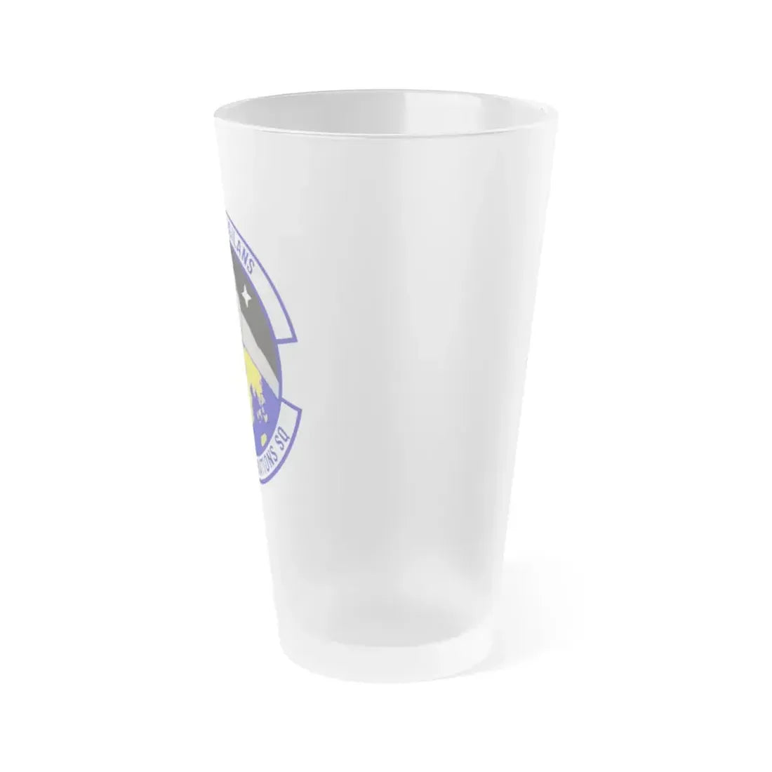 23d Space Operations Squadron (U.S. Air Force) Frosted Pint Glass 16oz - Go Mug Yourself