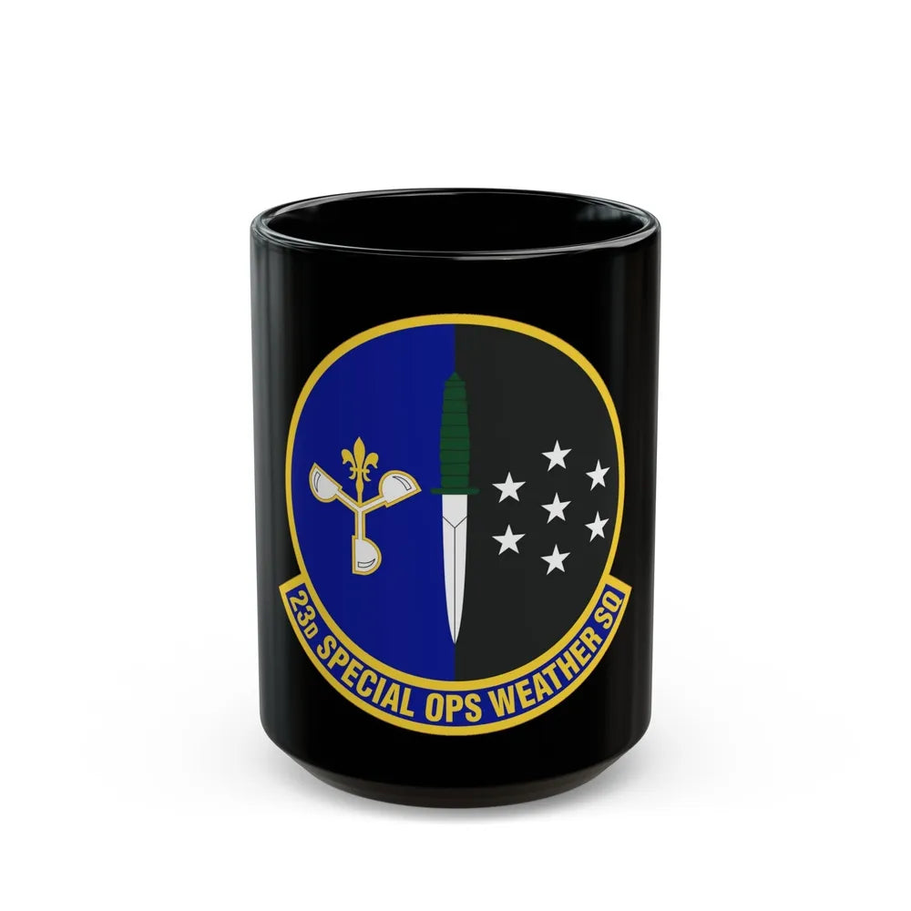 23d Special Operations Weather Squadron (U.S. Air Force) Black Coffee Mug-15oz-Go Mug Yourself