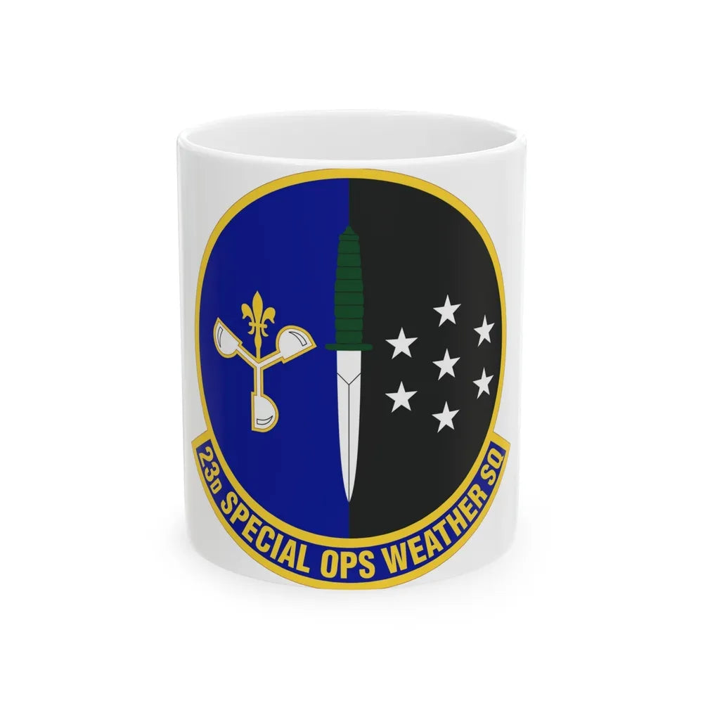 23d Special Operations Weather Squadron (U.S. Air Force) White Coffee Mug-11oz-Go Mug Yourself