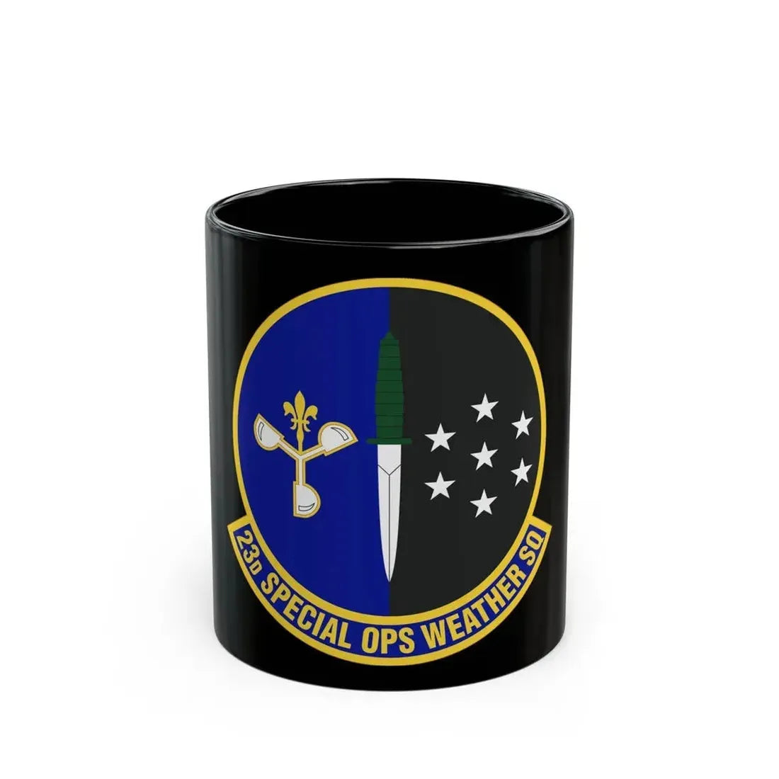 23d Special Operations Weather Squadron (U.S. Air Force) Black Coffee Mug 11oz - Go Mug Yourself