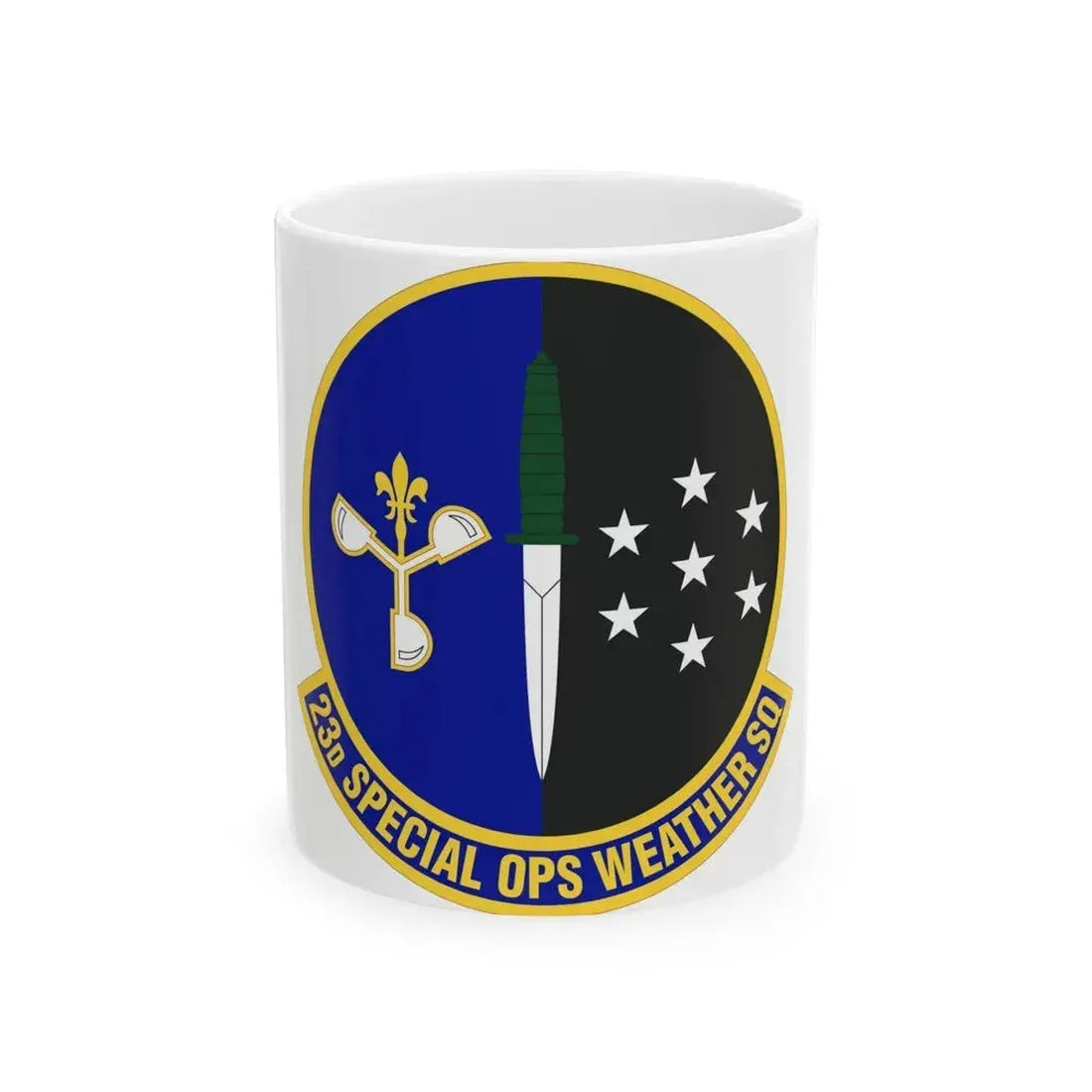 23d Special Operations Weather Squadron (U.S. Air Force) White Coffee Mug 11oz - Go Mug Yourself