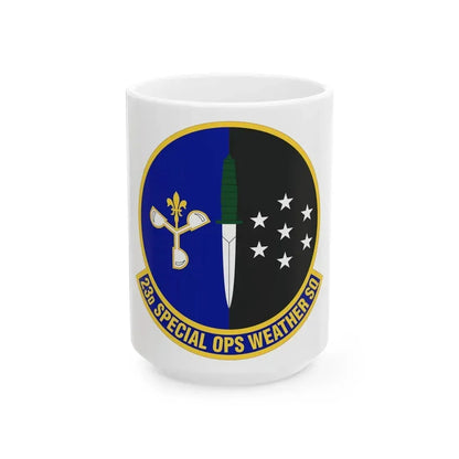 23d Special Operations Weather Squadron (U.S. Air Force) White Coffee Mug 15oz - Go Mug Yourself