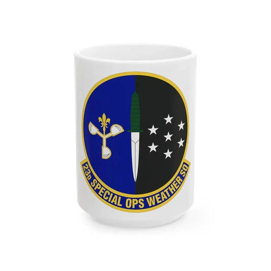 23d Special Operations Weather Squadron (U.S. Air Force) White Coffee Mug 15oz - Go Mug Yourself