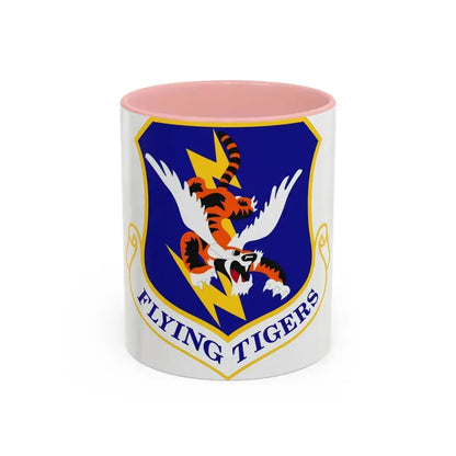 23d Wing (U.S. Air Force) Accent Coffee Mug 11oz Pink - Go Mug Yourself