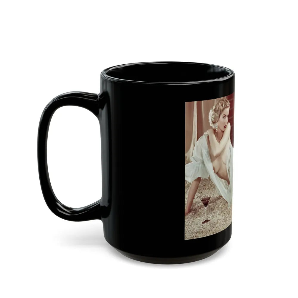 Eve Meyer #05 (Vintage Female Icon) Black Coffee Mug-Go Mug Yourself