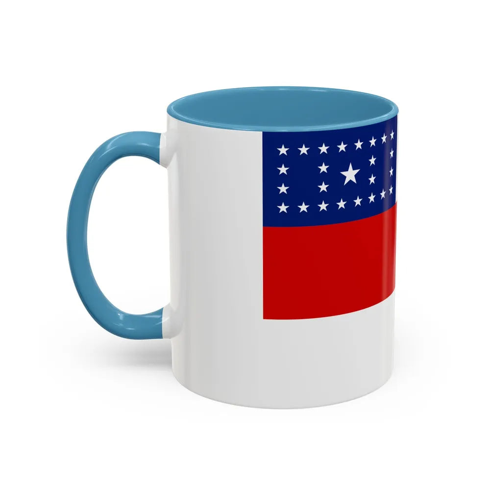 Flag of Amazonas Brazil - Accent Coffee Mug-Go Mug Yourself