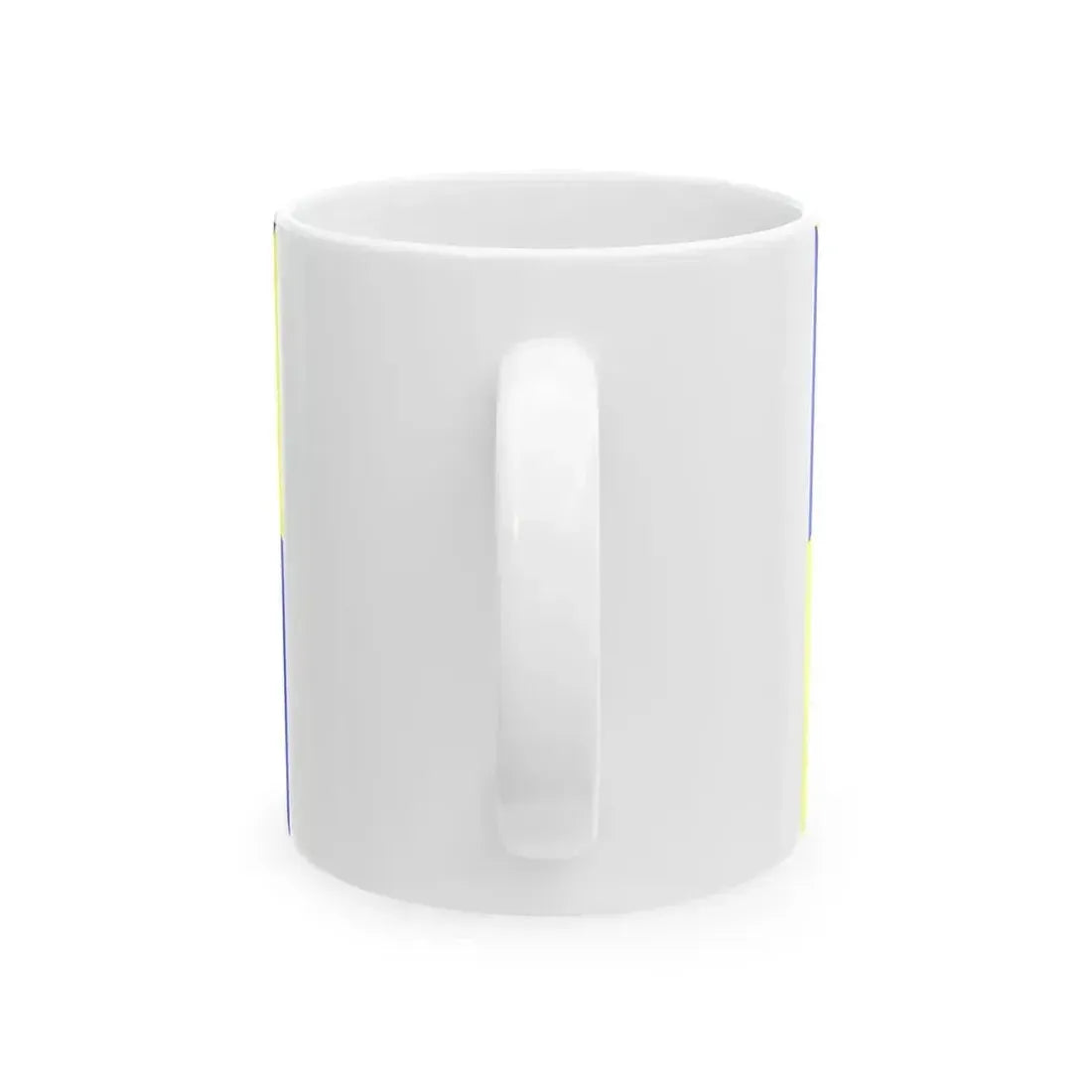 23FlagdiagonalGyronny8BY (Portugal) White Coffee Mug - Go Mug Yourself