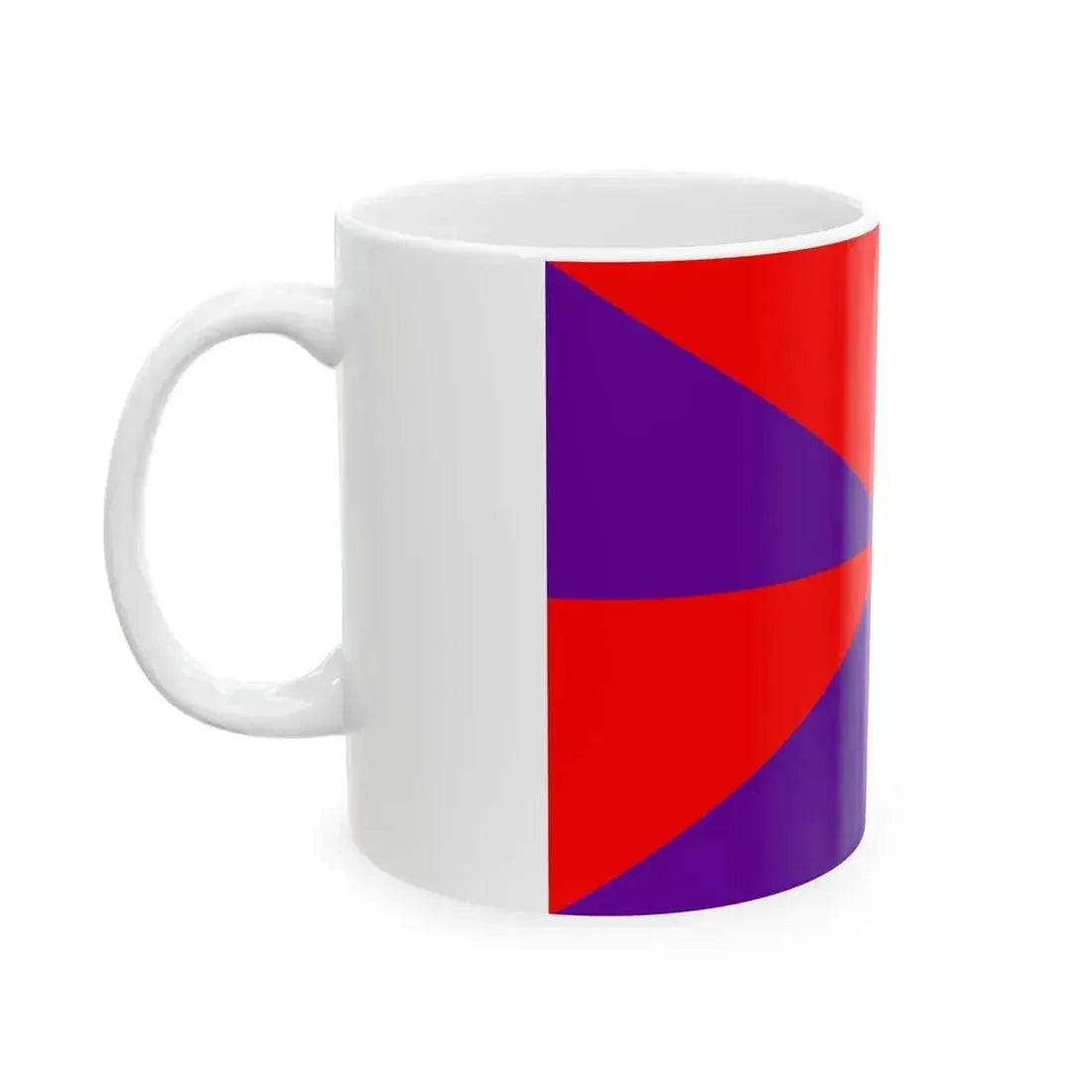 23FlagdiagonalGyronny8PR (Portugal) White Coffee Mug - Go Mug Yourself
