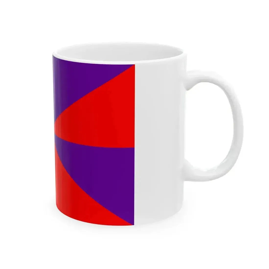 23FlagdiagonalGyronny8PR (Portugal) White Coffee Mug - Go Mug Yourself